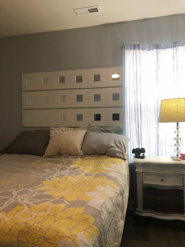 q i did a simple cheap headboard upgrade wanted to share