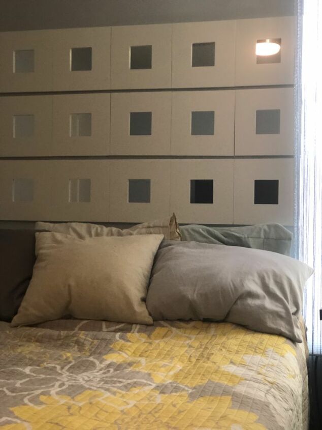 q i did a simple cheap headboard upgrade wanted to share