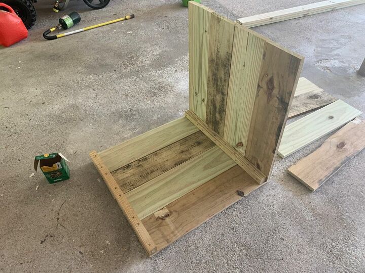 diy large wooden planter