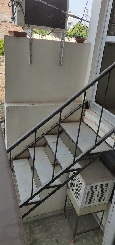 How can I build a foldable platform on these stairs? | Hometalk