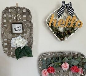 How to make Rustic farmhouse wall baskets Hometalk