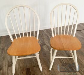 diy dining table makeover, Free Chairs