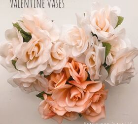 9 diy valentine s flower ideas for a thoughtful homemade gift, 4 Valentine s vases