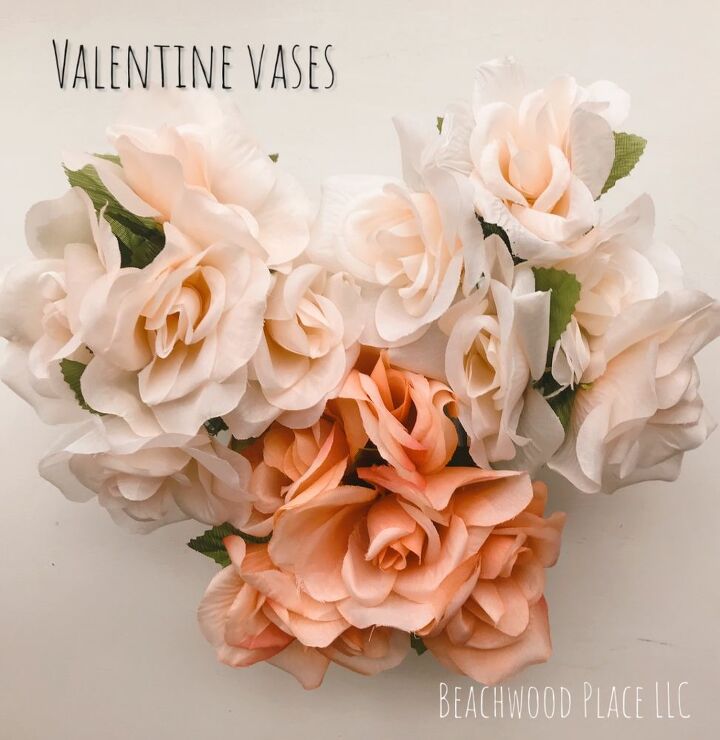 9 diy valentine s flower ideas for a thoughtful homemade gift, 4 Valentine s vases