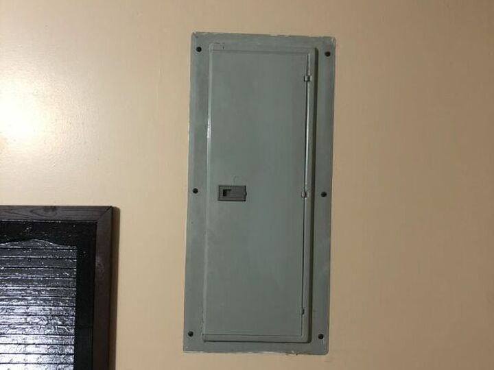 q suggestions to cover up this ugly breaker box