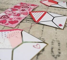 diy valentine s day envelope garland