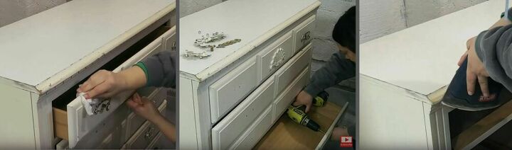 dresser makeover diy drawer handles diy chalk paint