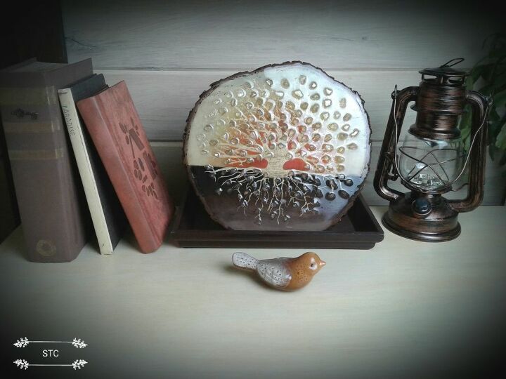 glass gem tree with epoxy resin, Final Look