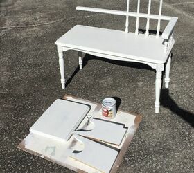 a gossip bench gets a much needed makeover