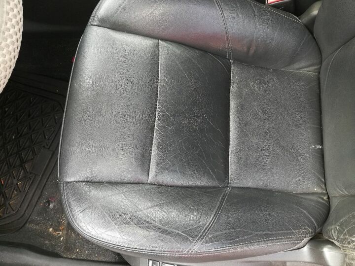 Repair Ed Leather Car Seats, How To Clean Leather Car Seats With Tiny Holes