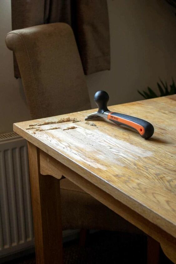 how to restore an oak table easily