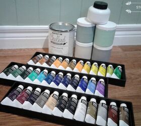 create a fresh new look by decorationg with books, Artists Paint Set