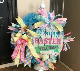 easter wreath inspired by my mom
