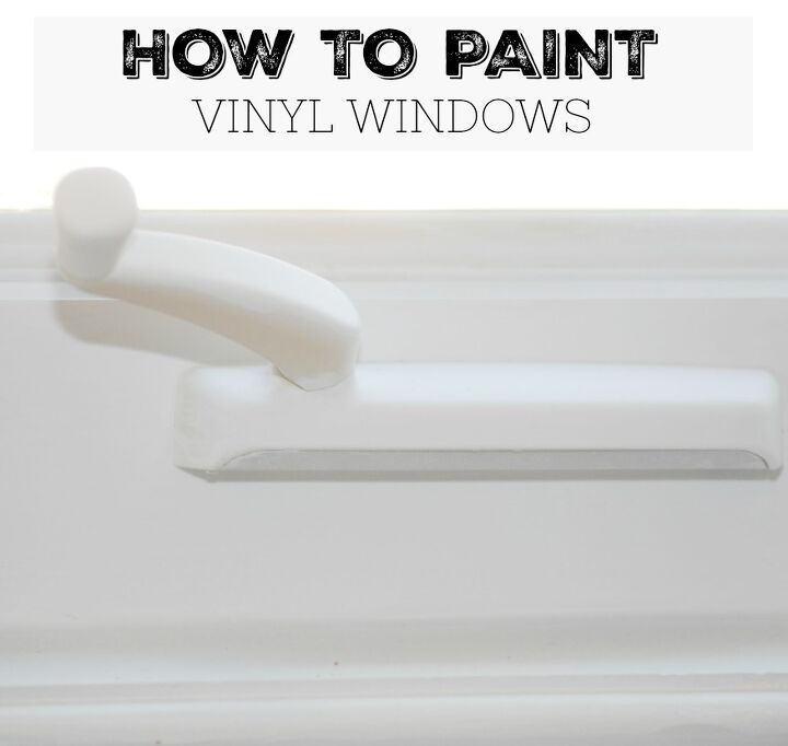 the easy way to paint vinyl windows
