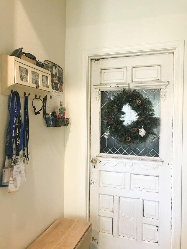 add charm to an old farmhouse door with new trim