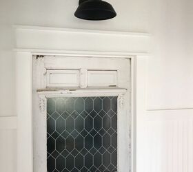 add charm to an old farmhouse door with new trim
