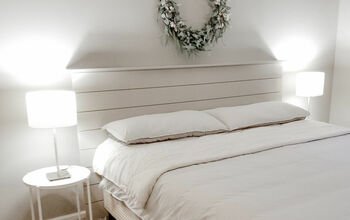 Easy DIY Farmhouse King Headboard