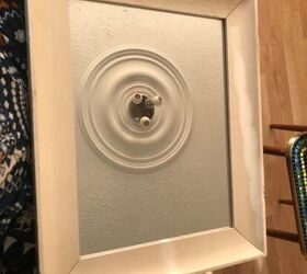 how to use up your broken china to decorate a mirror frame, Old mirror