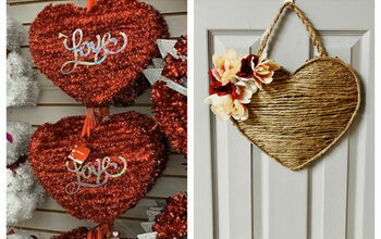 Corazón de Dollar Tree Convertido en San Valentín ¡Lindo!