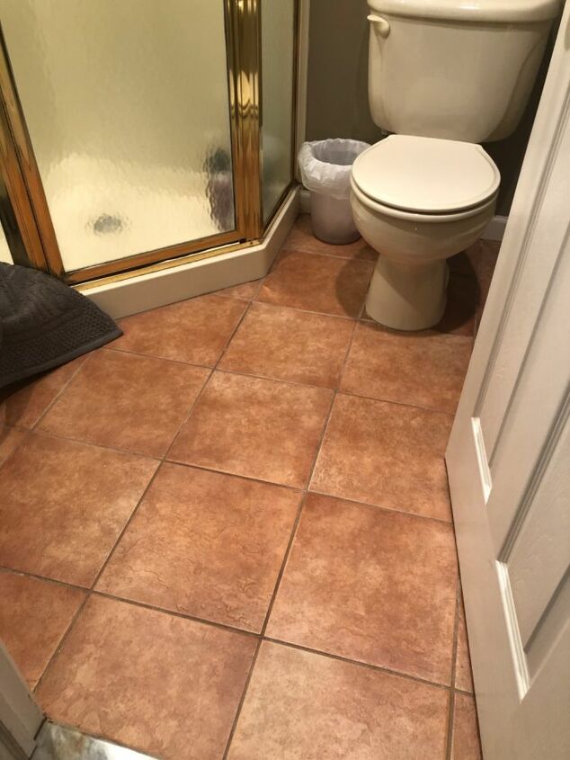 Which Color Walls Will Match These Bathroom Tiles Hometalk - What Paint Colour Goes With Brown Tiles