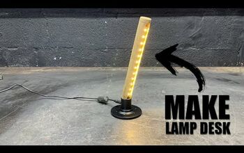 How to Build a Desk Lamp From Recycled Materials
