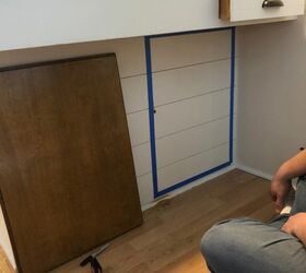 They cut a hole in the back of their cabinet for a clever kitchen hack