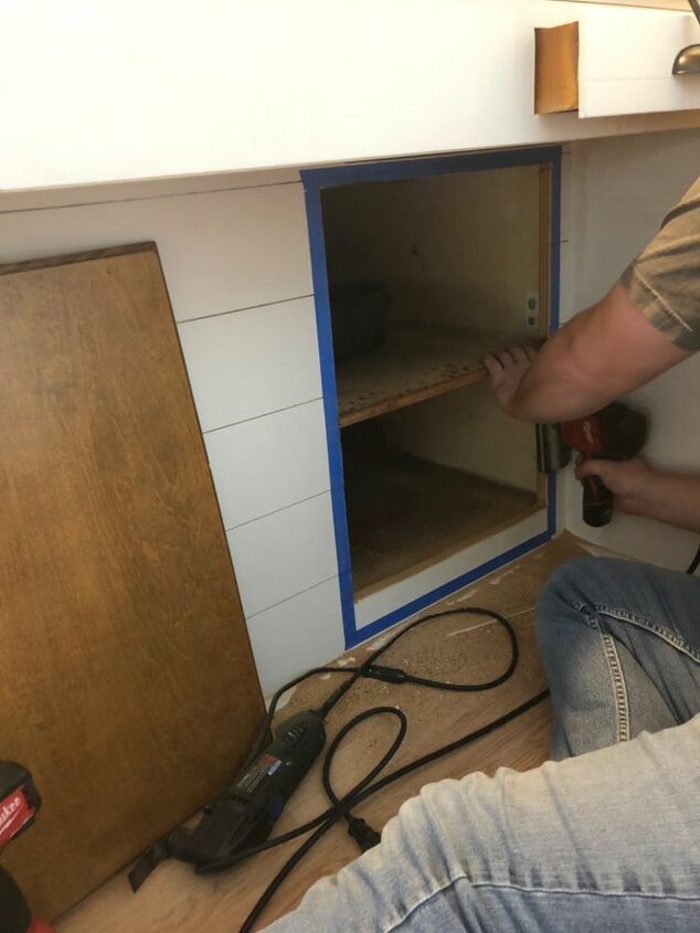 diy breakfast bar cabinet