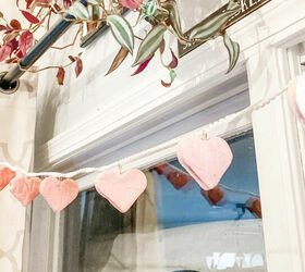 easy valentine s day heart garland made with play doh