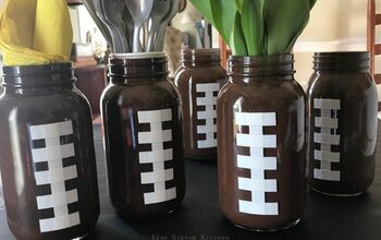 DIY Super-easy Super Bowl Football Jars