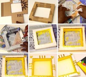 picture frame from paper mache