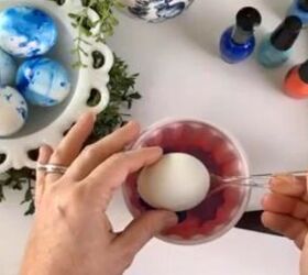 marbled easter eggs