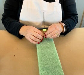 How she avoids leaving her front door "naked" after the holidays