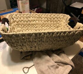 ticket a tasket a totally revived basket, Beautiful recycled basket