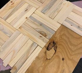 cheap and easy diy wall art with wood shims