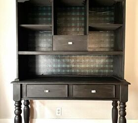 chalk paint furniture makeover for beginners, Finished Hutch
