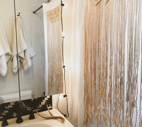 bohemian shower curtain