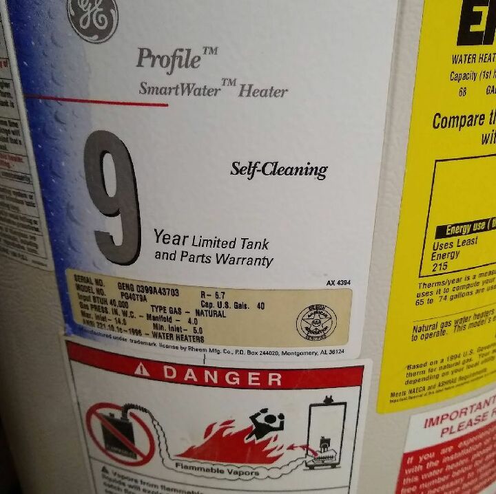 q question about getting a new water heater