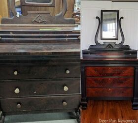 how to rescue an antique dresser that was destined for the trash