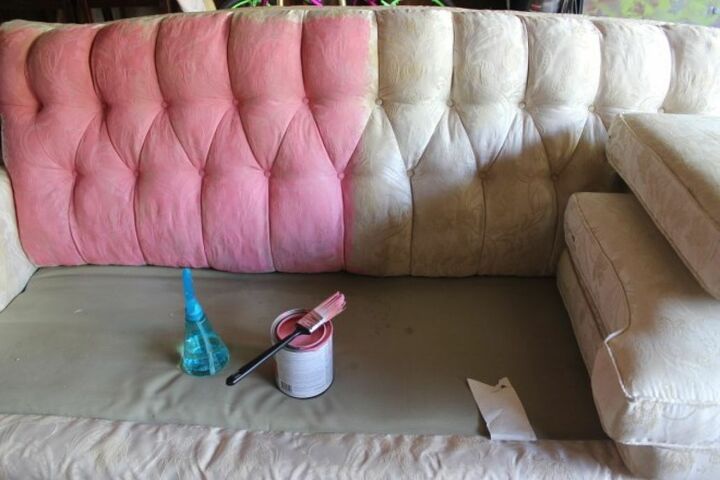 pintei meu sof