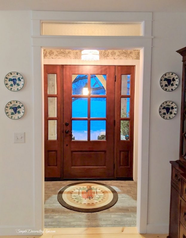 before and after front entry