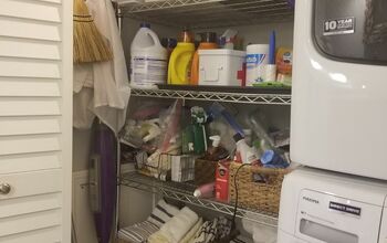  Reorganização de armários de lavanderia
