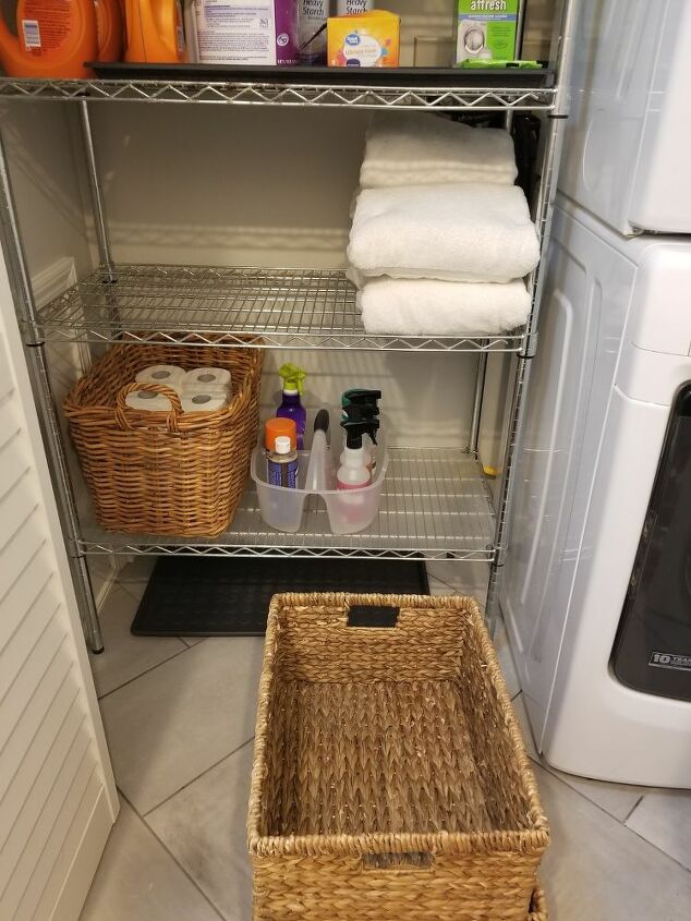 reorganizacin del armario de la lavandera