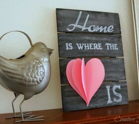 chalkboard wood sign for valentine s day