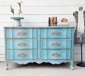 Colorful Dresser Makeover