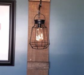 how to make decorative lighting using barnboard