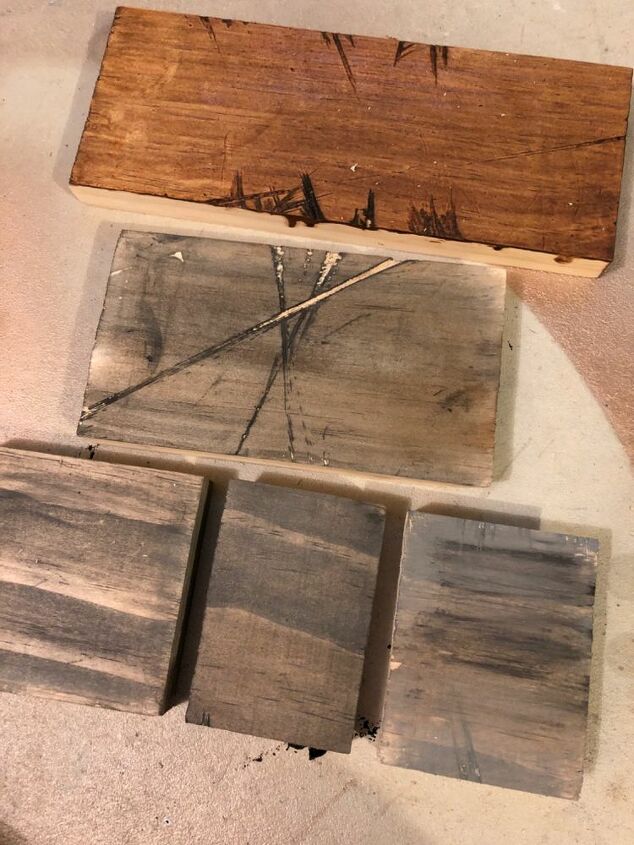 car ute truck bookshelf, Testing out different stains