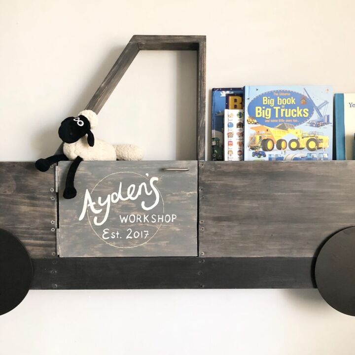 car ute truck bookshelf