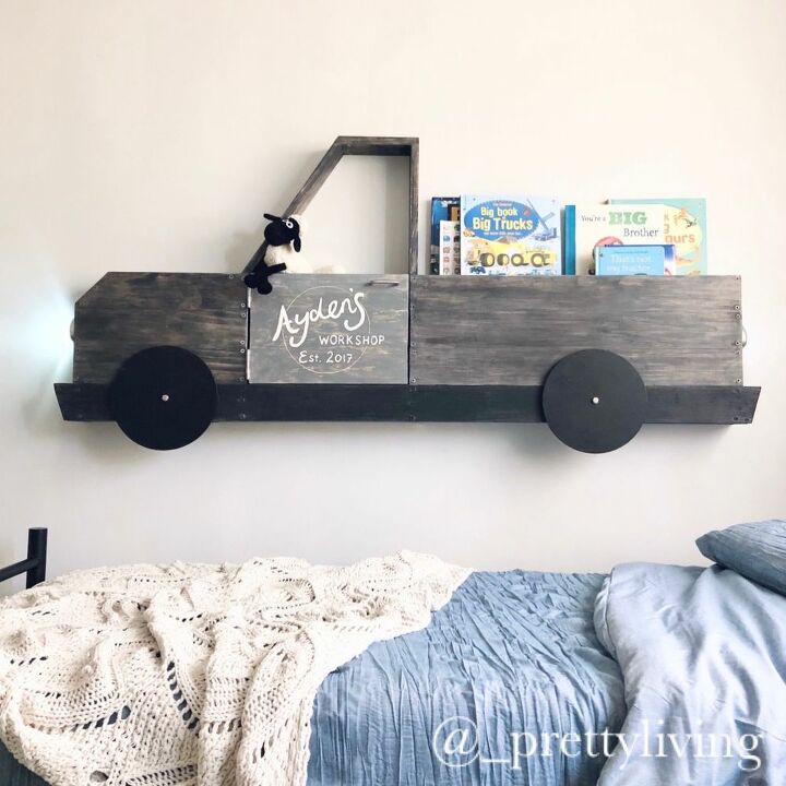 car ute truck bookshelf