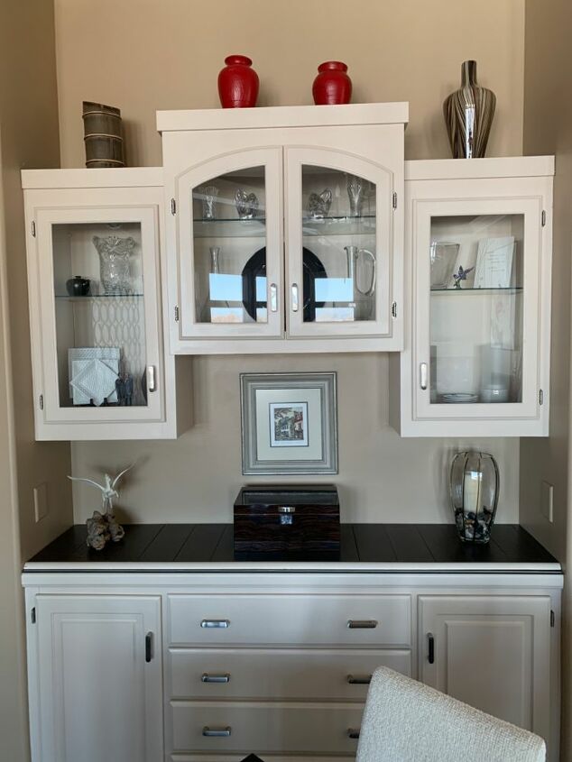 how can i make over a dining room built in hutch