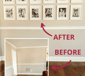 the secret to hanging photos easily